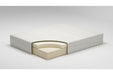 Chime 12 Inch Memory Foam White Full Mattress in a Box - Lara Furniture