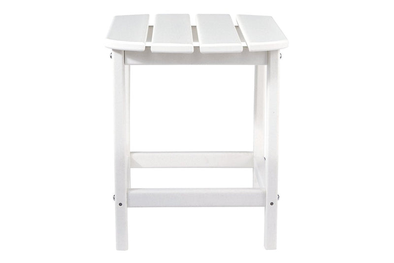 Sundown Treasure White End Table - Lara FurnitureTable