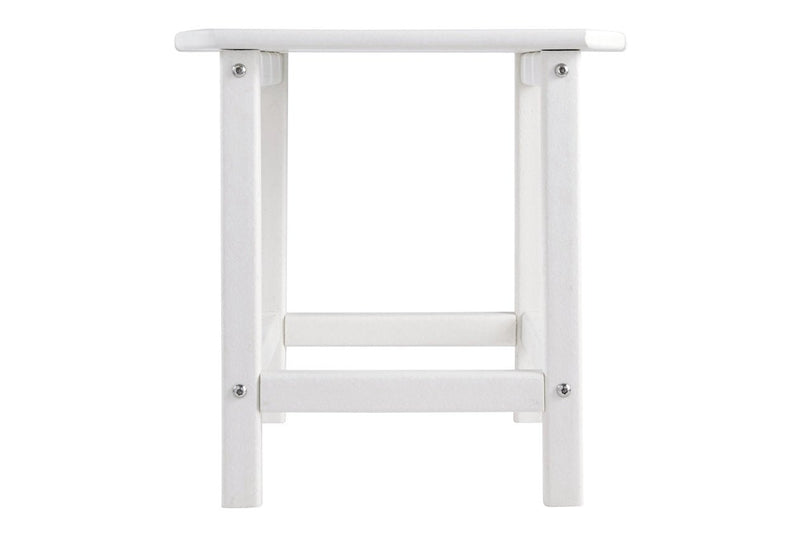 Sundown Treasure White End Table - Lara FurnitureTable