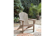 Sundown Treasure Grayish Brown Adirondack Chair - Lara Furniture