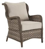 Clear Ridge Light Brown Lounge Chair with Cushion (Set of 2) - Lara Furniture