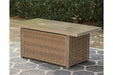 Beachcroft Beige Fire Pit Table - Lara Furniture