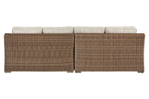 Beachcroft Beige Left-Arm Facing Loveseat/Right-Arm Facing Loveseat - Lara Furniture