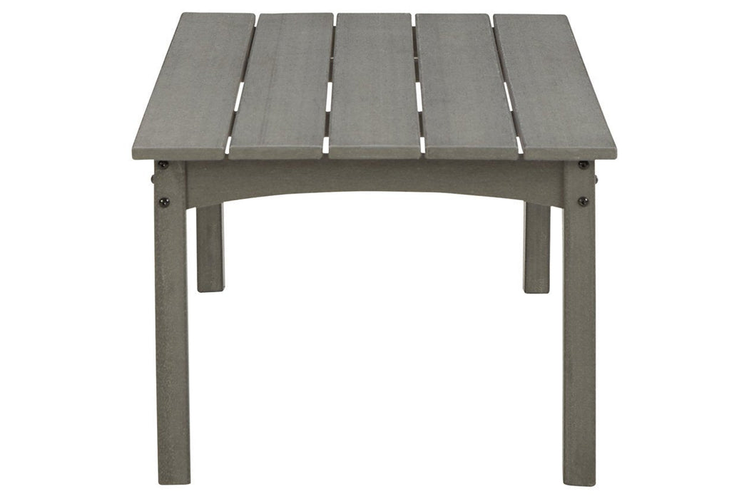 Visola Gray Outdoor Coffee Table - Lara Furniture
