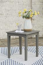 Visola Gray Outdoor End Table - Lara Furniture