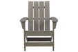 Visola Gray Adirondack Chair - Lara Furniture