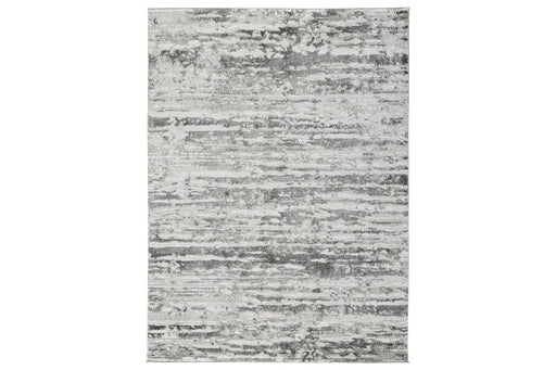 Bryna Ivory/Gray Medium Rug - Lara Furniture