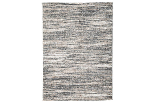 Gizela Ivory/Beige/Gray Large Rug - Lara FurnitureRug Large