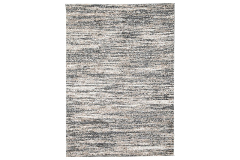 Gizela Ivory/Beige/Gray Medium Rug - Lara FurnitureRug Medium