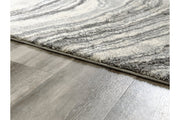 Wysdale Cream/Gray Medium Rug - Lara FurnitureRug Medium