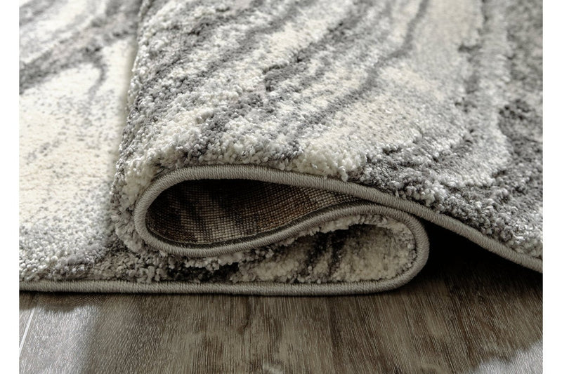 Wysdale Cream/Gray Medium Rug - Lara FurnitureRug Medium