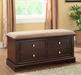 Cedar Seat Brown with Cushion - Lara Furniture