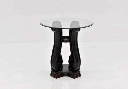 Madison Brown Wood End Table - Lara Furniture