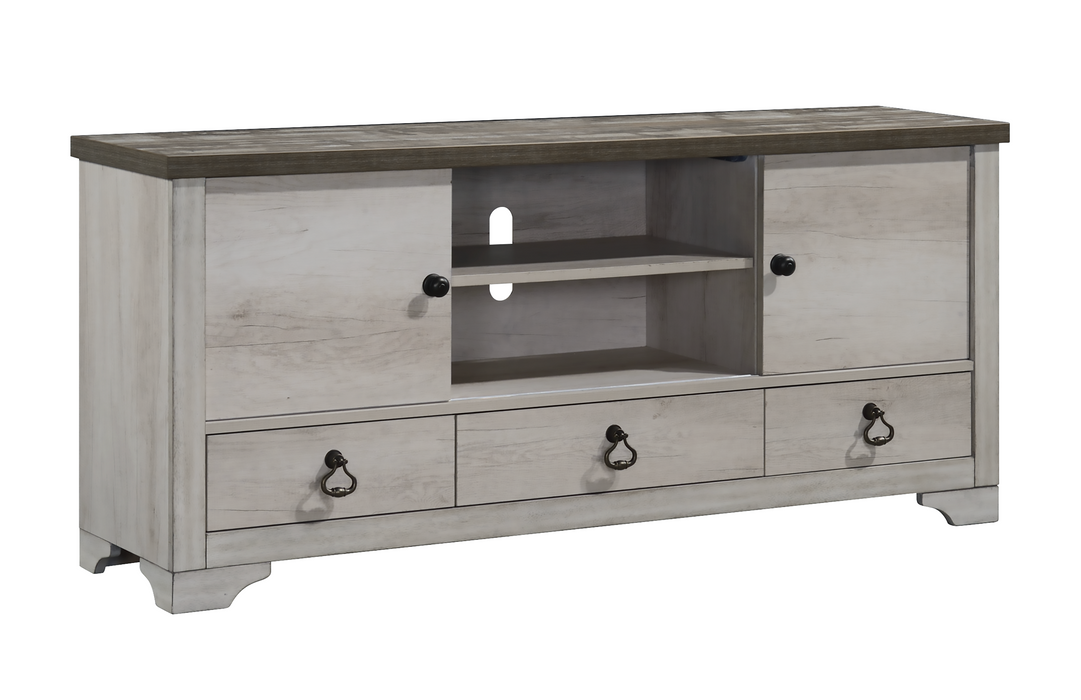 Patterson Driftwood 65" TV Stand - Lara Furniture