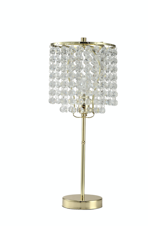 Chandelier Gold 19" Table Lamp - Lara Furniture