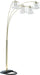 Rain Drop Arc Gold 84" Floor Lamp - Lara Furniture