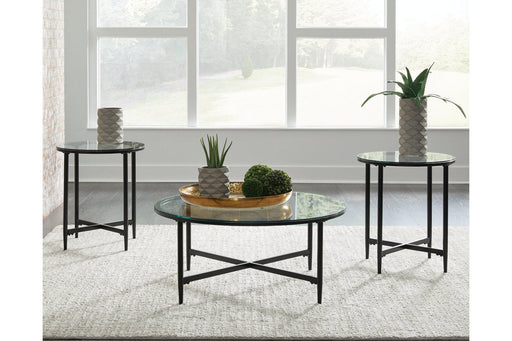 Stetzer Black Table (Set of 3) - Lara Furniture