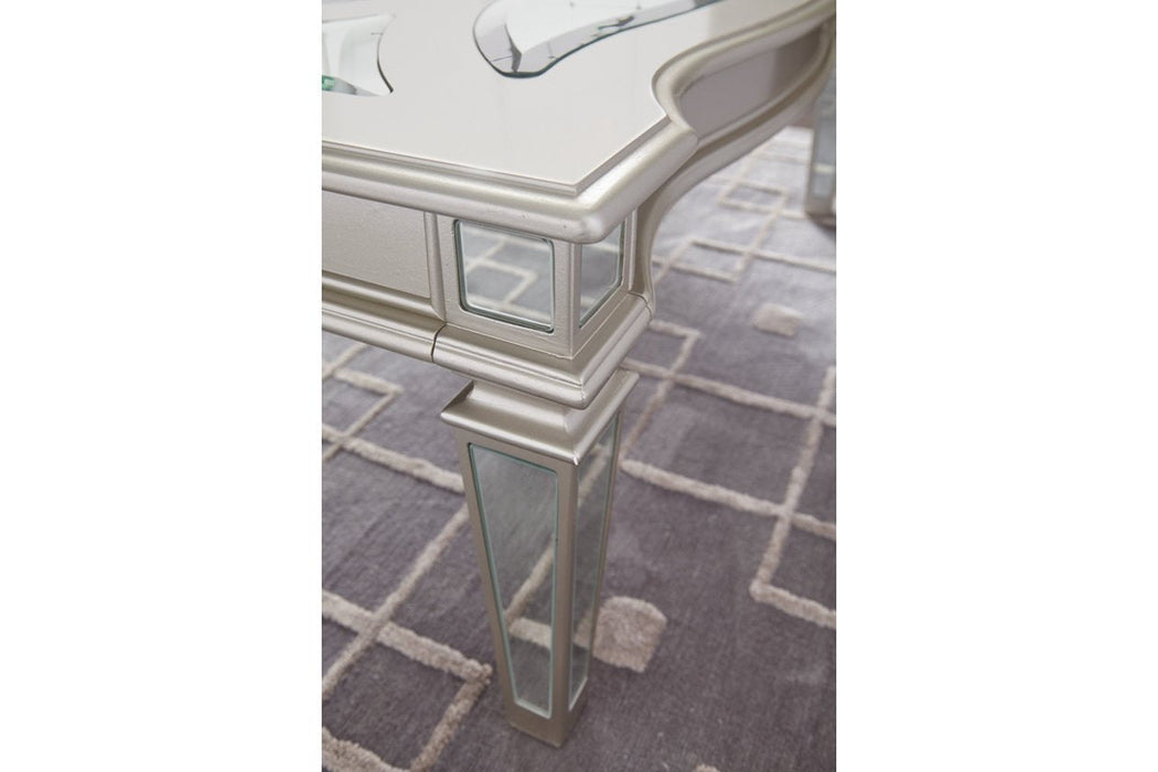 Tessani Silver Coffee Table - Lara Furniture