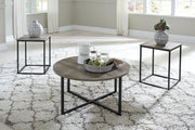 Wadeworth Two - tone Table (Set of 3) - Lara FurnitureOccasional Table Set