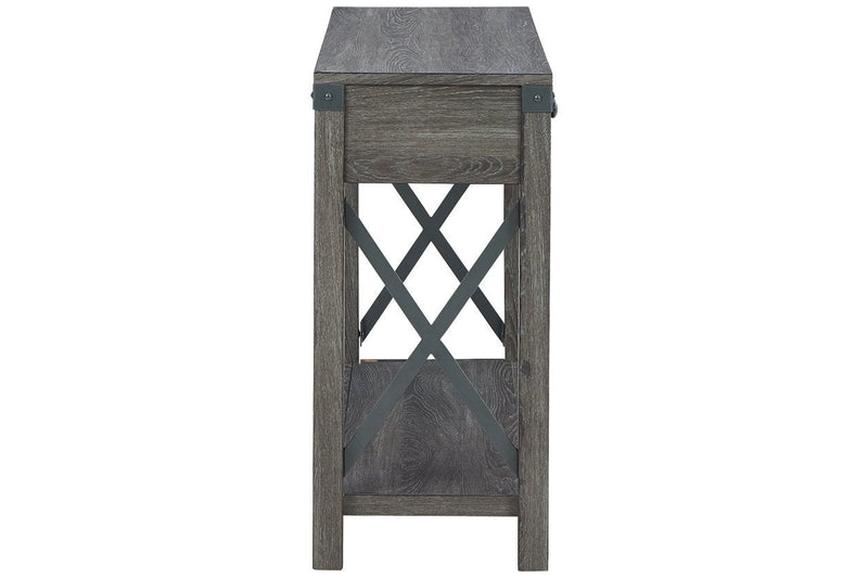 Freedan Grayish Brown Sofa/Console Table - Lara FurnitureSofa Table