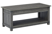 Freedan Grayish Brown Lift - Top Coffee Table - Lara FurnitureCoffee Table