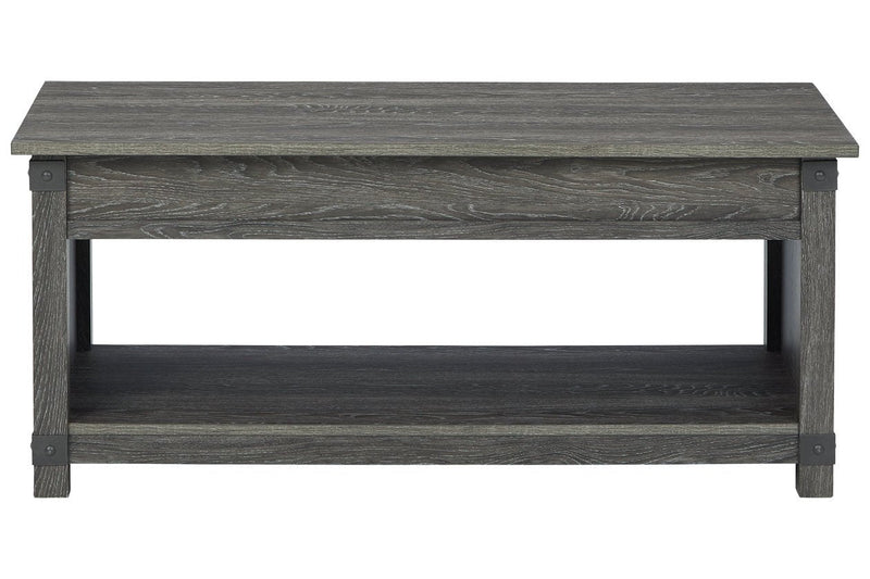 Freedan Grayish Brown Lift - Top Coffee Table - Lara FurnitureCoffee Table
