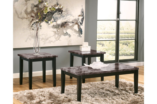 Maysville Black Table (Set of 3) - Lara Furniture