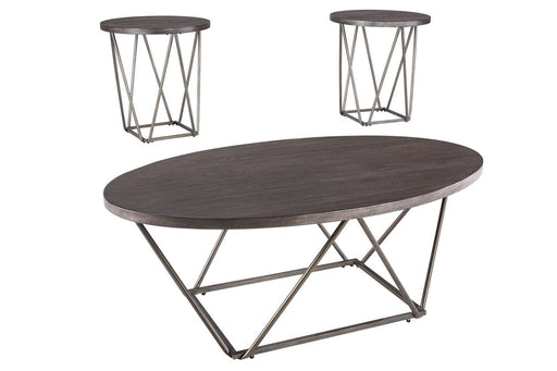 Neimhurst Dark Brown Table (Set of 3) - Lara Furniture