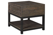 Johurst Grayish Brown End Table - Lara FurnitureEnd Table