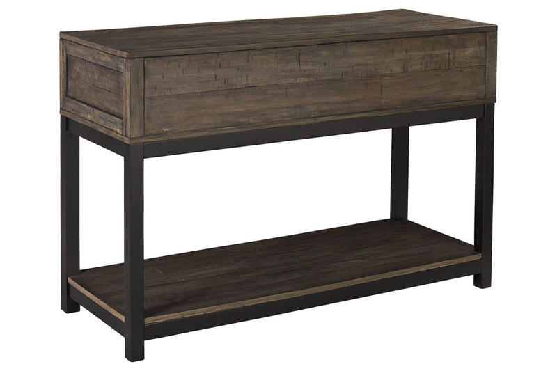 Johurst Grayish Brown Sofa/Console Table - Lara FurnitureSofa Table