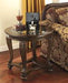 Norcastle Dark Brown End Table - Lara Furniture