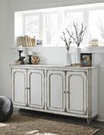 Mirimyn Antique White Accent Cabinet - Lara Furniture