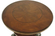 Nestor Medium Brown Chairside End Table - Lara Furniture