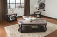 Radilyn Grayish Brown Table (Set of 3) - Lara Furniture