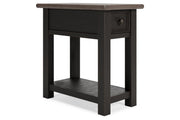 Tyler Creek Two - tone Chairside End Table - Lara FurnitureEnd Table Chair Side