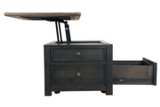 Tyler Creek Grayish Brown/Black Coffee Table with Lift Top - Lara FurnitureCoffee Table
