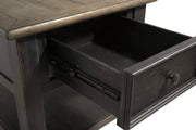 Tyler Creek Grayish Brown/Black End Table - Lara FurnitureEnd Table