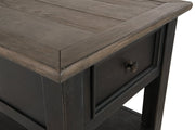 Tyler Creek Grayish Brown/Black End Table - Lara FurnitureEnd Table