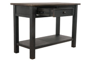 Tyler Creek Grayish Brown/Black Sofa/Console Table - Lara FurnitureSofa Table