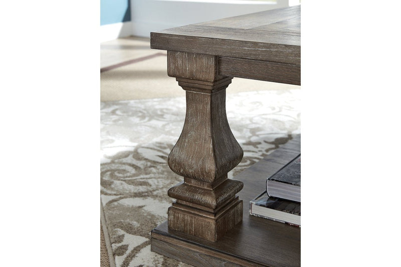 Johnelle Gray Coffee Table - Lara FurnitureCoffee Table