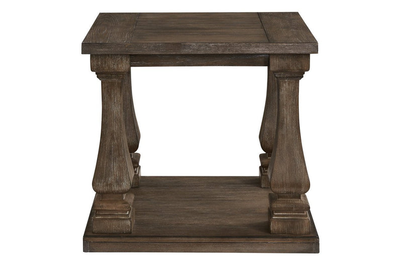 Johnelle Gray End Table - Lara FurnitureEnd Table