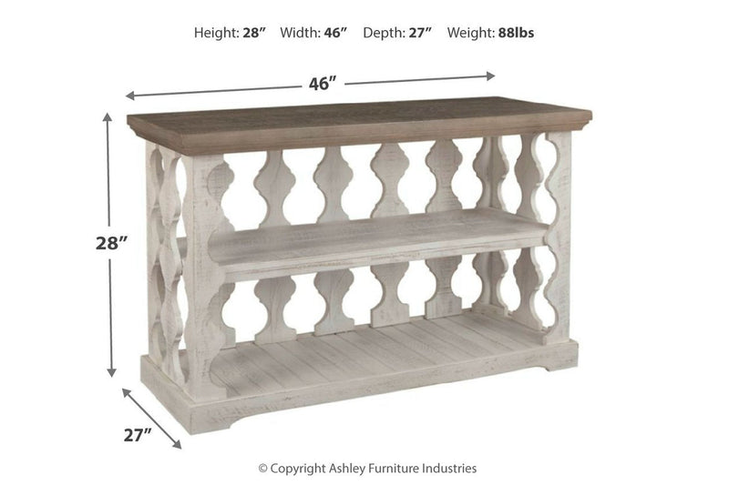 Havalance Gray/White Sofa/Console Table - Lara FurnitureSofa Table
