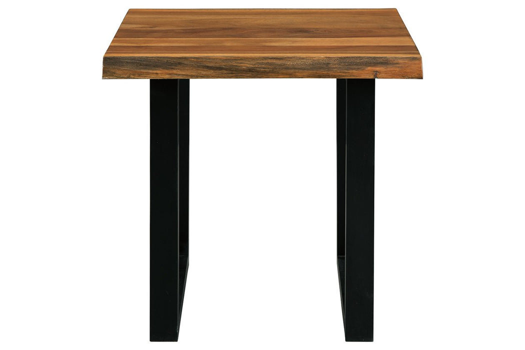 Brosward Two-tone End Table - Lara Furniture