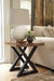 Wesling Light Brown End Table - Lara Furniture