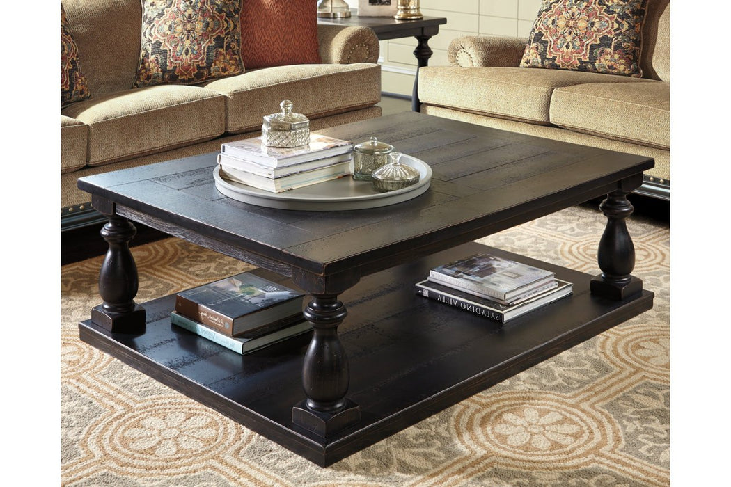 Mallacar Black Coffee Table - Lara Furniture