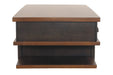 Stanah Two-tone Coffee Table with Lift Top - Lara Furniture