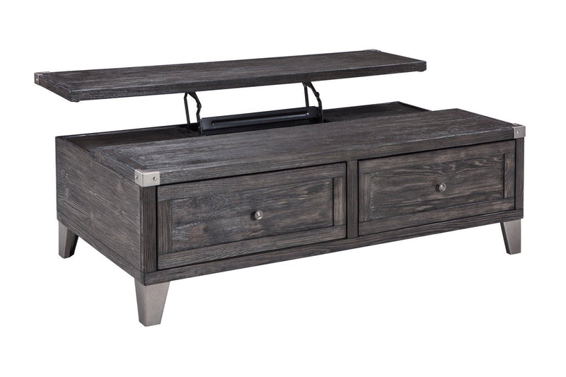 Todoe Dark Gray Coffee Table with Lift Top - Lara FurnitureCoffee Table