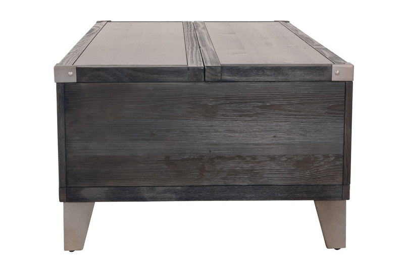 Todoe Dark Gray Coffee Table with Lift Top - Lara FurnitureCoffee Table