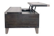 Todoe Dark Gray Coffee Table with Lift Top - Lara FurnitureCoffee Table