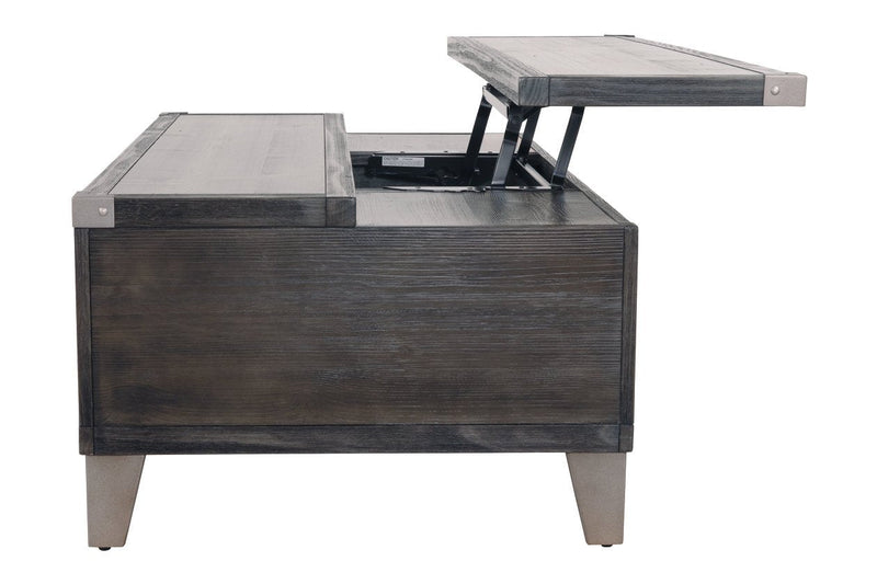 Todoe Dark Gray Coffee Table with Lift Top - Lara FurnitureCoffee Table